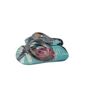 Havaianas Kids Flip Flops Size 10C Minecraft Rubber Sole Durable & Comfortable